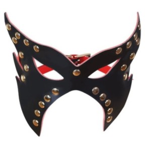 Masque Eagle Owl Noir et Rouge sur fun et plaisirs - vente de sextoys pas cher