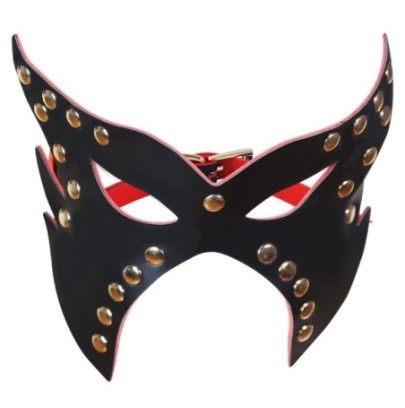 Masque Eagle Owl Noir et Rouge sur fun et plaisirs - vente de sextoys pas cher