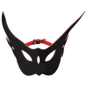Masque Long Eared Owl Noir et Rouge sur fun et plaisirs - vente de sextoys pas cher