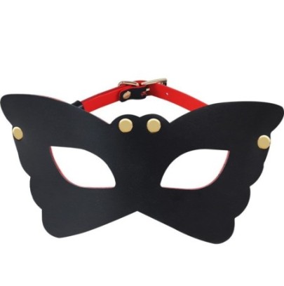 Masque Black Butterfly Noir et Rouge sur fun et plaisirs - vente de sextoys pas cher