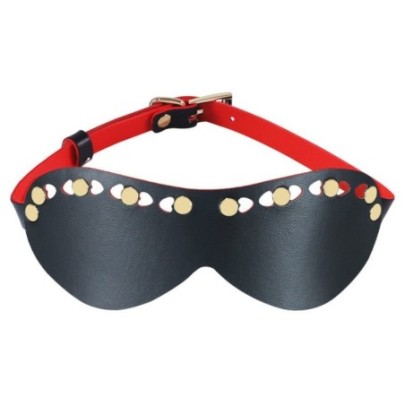 Masque SIMPLY HEART Noir et Rouge sur fun et plaisirs - vente de sextoys pas cher