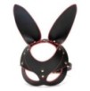 Masque de Lapin Punk Rabbit Noir et Rouge