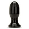 Plug Ribbed Plug 10.5 x 5 cm Noir
