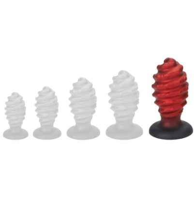 Plug Torsado XXL 15.5 x 8cm sur fun et plaisirs - vente de sextoys pas cher