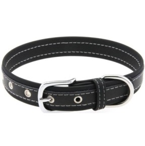 Collier Simili CONTRASTED Noir sur fun et plaisirs - vente de sextoys pas cher