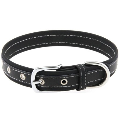 Collier Simili CONTRASTED Noir sur fun et plaisirs - vente de sextoys pas cher