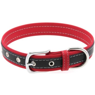 Collier Bicolore Simili Contrasted Rouge sur fun et plaisirs - vente de sextoys pas cher