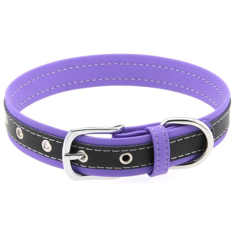 Collier Bicolore Simili Constrated Violet