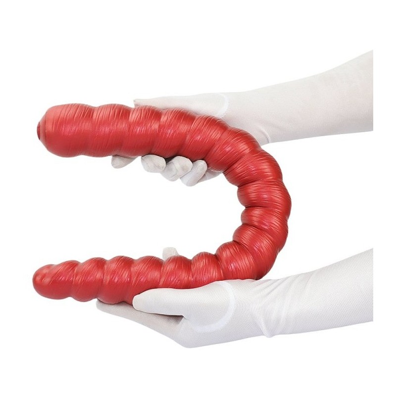 Double Gode Narvax 52 x 5.2cm Rouge