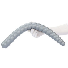 Double Gode Narvax 52 x 5.2cm Gris sur fun et plaisirs - vente de sextoys pas cher