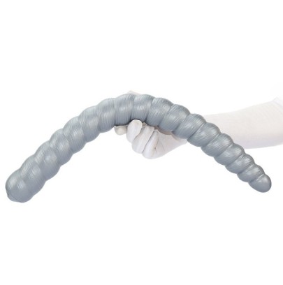 Double Gode Narvax 52 x 5.2cm Gris sur fun et plaisirs - vente de sextoys pas cher