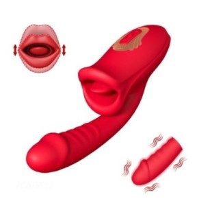 Vibro Rabbit Lipscock 14 x 3.5cm  sur fun et plaisirs - vente de sextoys pas cher