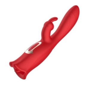 Vibro Rabbit Tripleasures 12 x 3.8cm sur fun et plaisirs - vente de sextoys pas cher