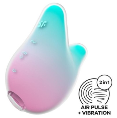 Stimulateur de Clitoris Mermaid Menthe Rose sur fun et plaisirs - vente de sextoys pas cher