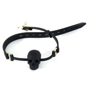 Bâillon Tête de mort Skull Noir