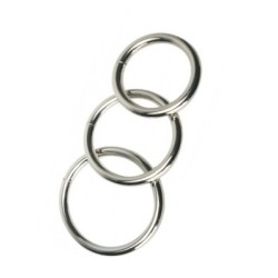 Cockrings Métal Lot de 3- Cockrings Métal en stock sur Fun et plaisirs