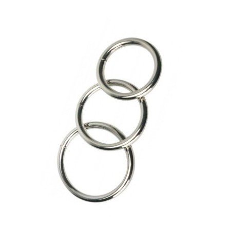 Cockrings Métal Lot de 3- Cockrings Métal en stock sur Fun et plaisirs