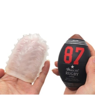 Oeuf de masturbation Rugby Ball Stepper