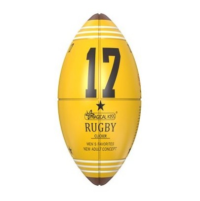 Oeuf de masturbation Rugby Ball Clicker sur fun et plaisirs - vente de sextoys pas cher