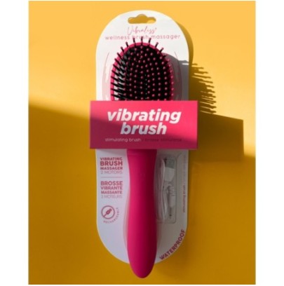 Brosse à Cheveux Vibrante Vibraliss 11.5 x 3.3cm Rose