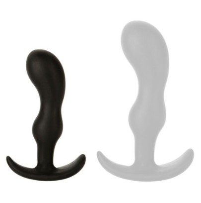 Plug Silicone Naughty Curved M 9 x 2.5cm sur fun et plaisirs - vente de sextoys pas cher