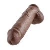 Gode King Cock 24 x 6 cm Marron