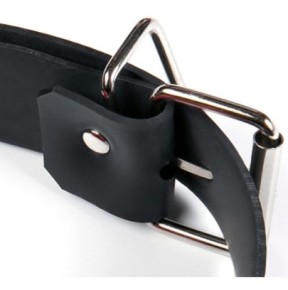 Bâillon en latex No More Noir