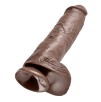 Gode King Cock 24 x 6 cm Marron