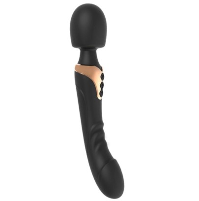 Wand-Dildo Duzio 10 Vibrations Noir sur fun et plaisirs - vente de sextoys pas cher