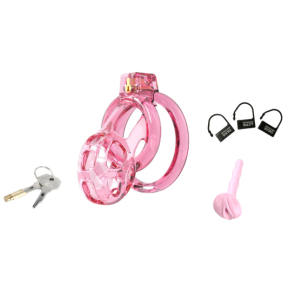Cage de Chasteté Lock Cobra M 7 x 3.8cm Rose