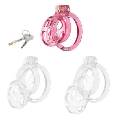 Cage de Chasteté Lock Cobra S 6 x 3.6cm Rose sur fun et plaisirs - vente de sextoys pas cher