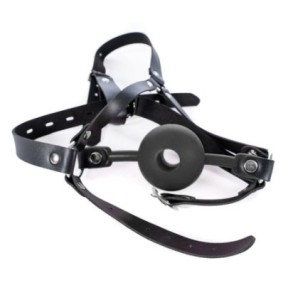 Bâillon-Boule percé Enjoy Wax 49mm Noir