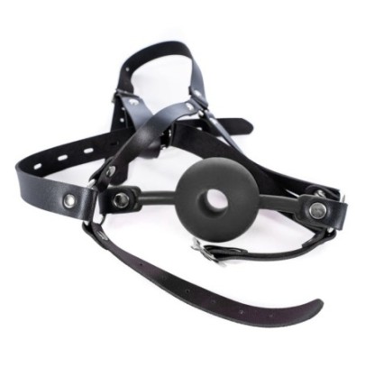 Bâillon-Boule percé Enjoy Wax 49mm Noir