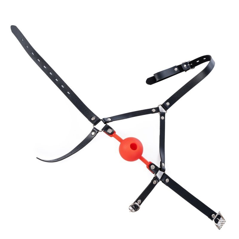 Bâillon-Boule percé Enjoy Wax 49mm Rouge