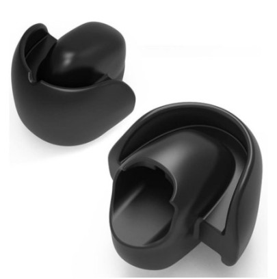 Bâillon Tongue Block Noir sur fun et plaisirs - vente de sextoys pas cher