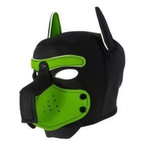 Cagoule Enjoy Puppy Noir-Vert sur fun et plaisirs - vente de sextoys pas cher