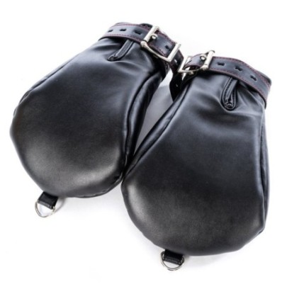 Mitaines Dog Paw Noir-Rouge