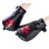 Mitaines Dog Paw Noir-Rouge