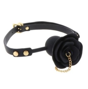 Bâillon Dona 40mm Noir sur fun et plaisirs - vente de sextoys pas cher