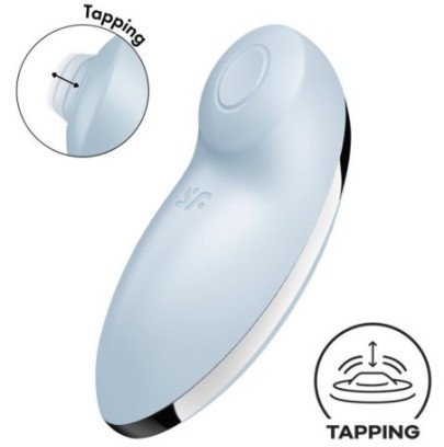 Stimulateur de Clitoris Tap & Climax 2 Bleu Clair sur fun et plaisirs - vente de sextoys pas cher