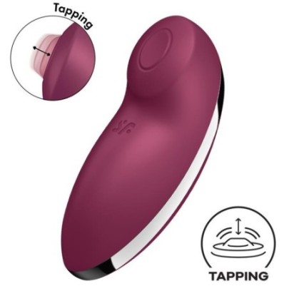 Stimulateur de Clitoris Tap & Climax 2 Framboise sur fun et plaisirs - vente de sextoys pas cher