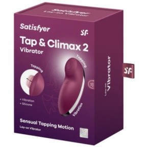 Stimulateur de Clitoris Tap & Climax 2 Framboise