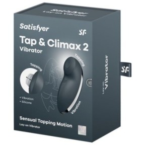 Stimulateur de Clitoris Tap & Climax 2 Gris Anthracite