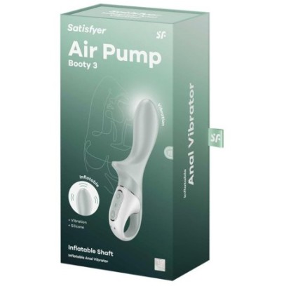 Vibro Gonflable Air Pump Booty 3 8 x 3.5cm