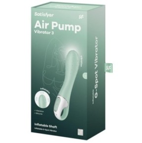 Vibro Point G Gonflable Air Pump Vibrator 3 12 x 4cm