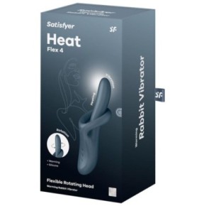 Vibro Rabbit Heat Flex 4 Gris