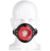 Bâillon Lips Gag Noir-Rouge