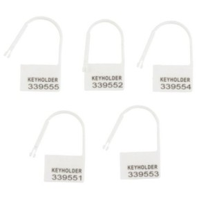 Lot de 5 Cadenas Lock Numérotés Blanc sur fun et plaisirs - vente de sextoys pas cher