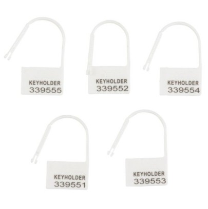 Lot de 5 Cadenas Lock Numérotés Blanc sur fun et plaisirs - vente de sextoys pas cher