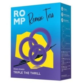 Lot de 3 Cockrings Remix Trio Violet